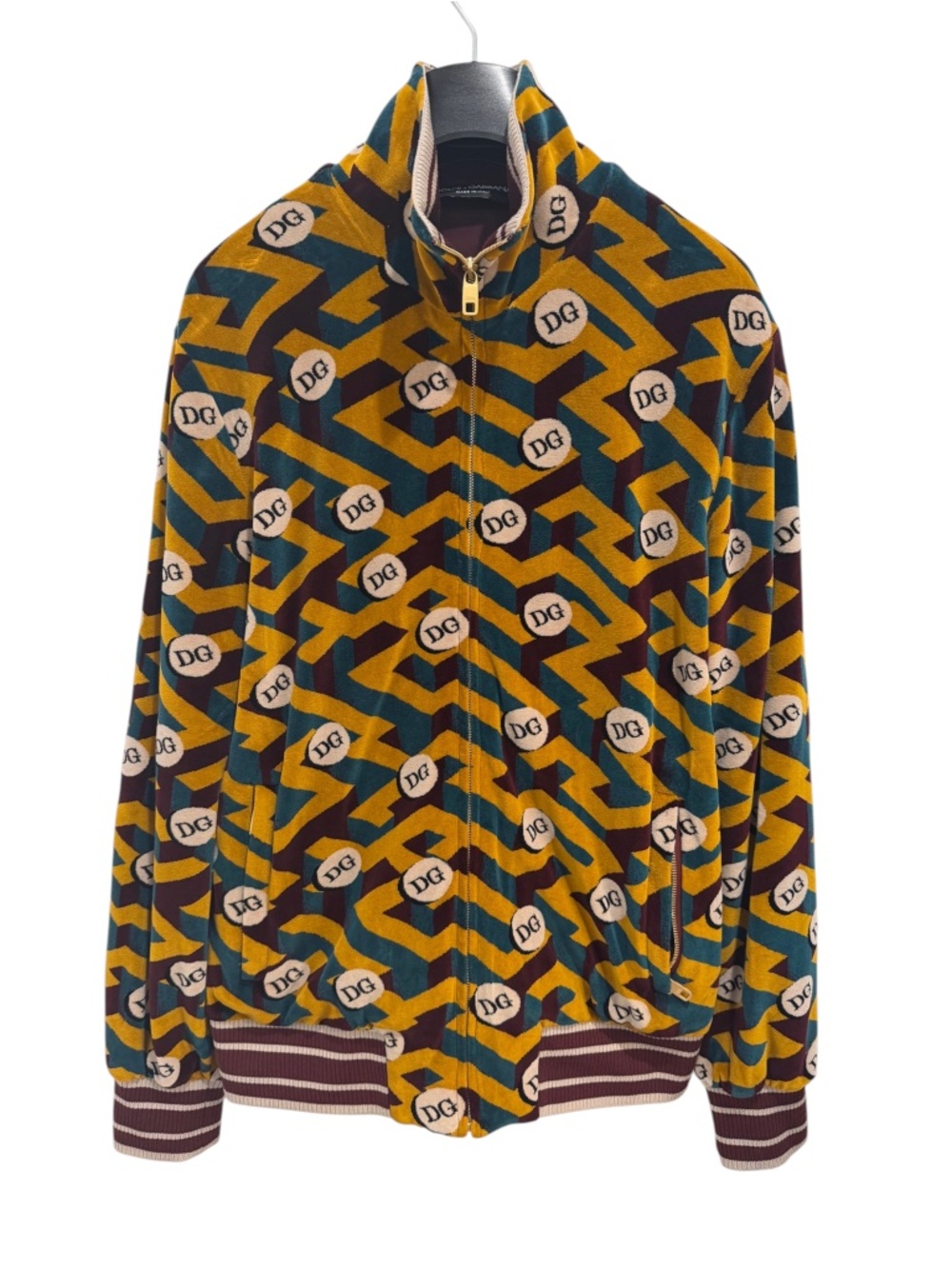 Dolce & Gabbana Velour Track Jacket